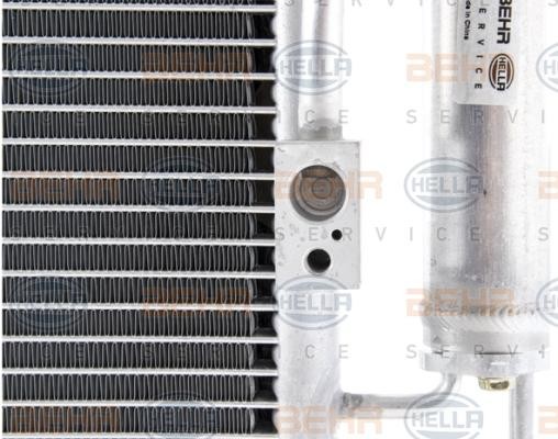 Конденсатор, кондиционер 8FC351302731 HELLA