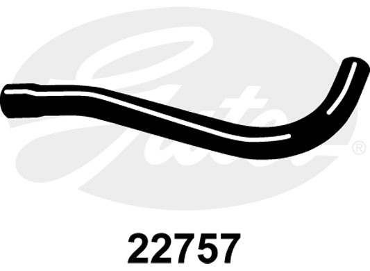 Шланг радиатора 22757 GATES