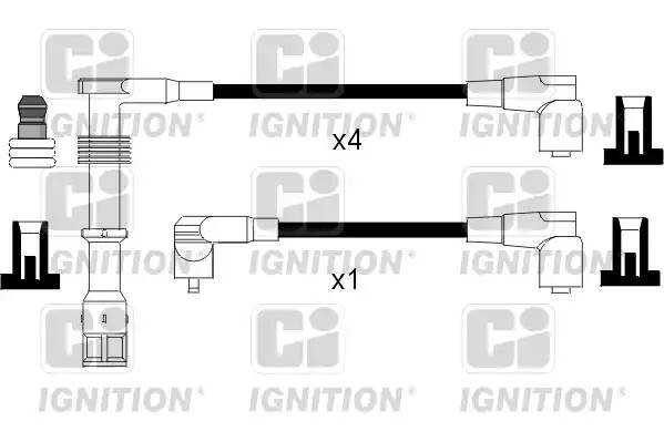 Ккомплект проводов зажигания XC826 QUINTON HAZELL