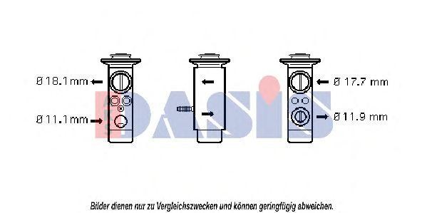 Расширительный клапан, кондиционер 840112N AKS DASIS