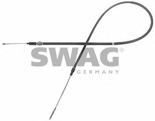 Трос, стояночная тормозная система 30 91 4206 SWAG