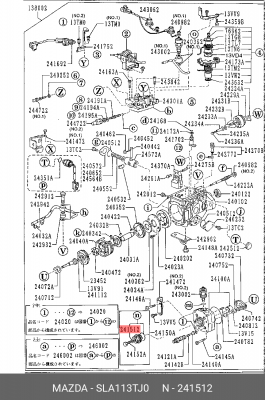 Ремкомплект, распределитель зажигания SLA113TJ0 MAZDA