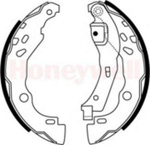 Комплект тормозных колодок 362427B BENDIX JURID