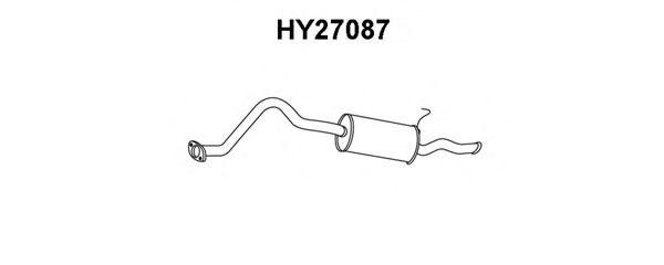 Глушитель выхлопных газов конечный HY27087 VENEPORTE