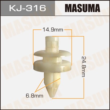 Клипса крепежная KJ316 MASUMA