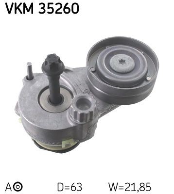 Натяжной ролик, поликлиновой  ремень VKM35260 SKF