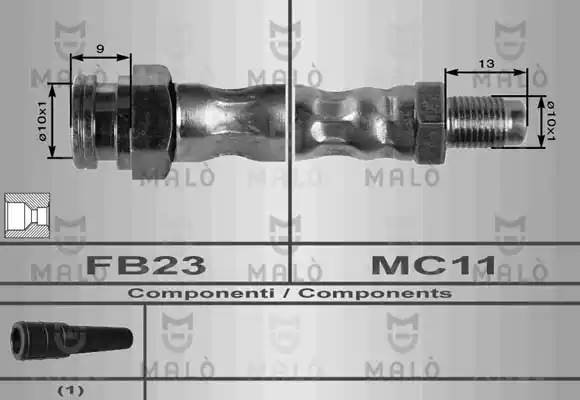 Тормозной шланг 8390 MALO