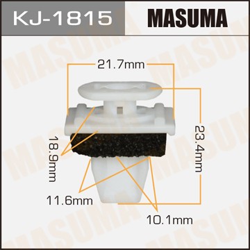 Клипса крепежная KJ1815 MASUMA