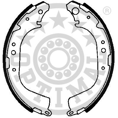 Комплект тормозных колодок BB-1720 OPTIMAL