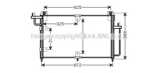 Конденсатор, кондиционер DW5065 AVA
