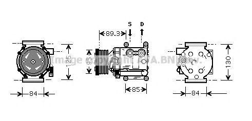 Компрессор, кондиционер FDK402 AVA