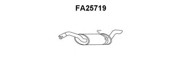 Глушитель выхлопных газов конечный FA25719 VENEPORTE