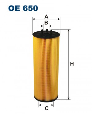 Фильтр масляный двигателя OE650 FILTRON