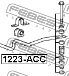 Стойка стабилизатора 1223-ACC FEBEST