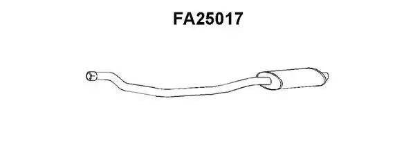 Предглушитель выхлопных газов FA25017 VENEPORTE