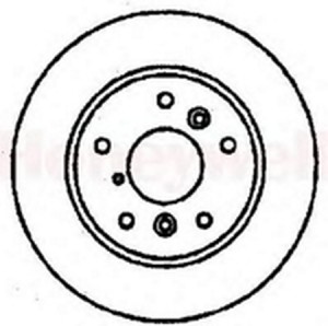 Тормозной диск 561568B BENDIX JURID