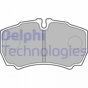 Комплект тормозных колодок, диско LP1826 DELPHI