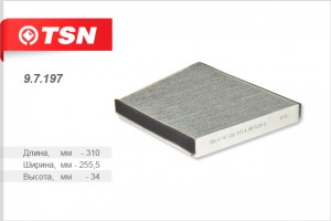 Фильтр салона 9.7.197 TSN
