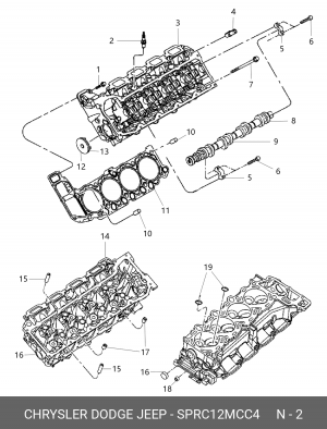 Свеча зажигания SPRC1 2MCC4 CHRYSLER