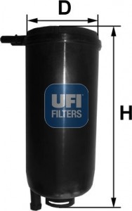 Топливный фильтр 3107100 UFI