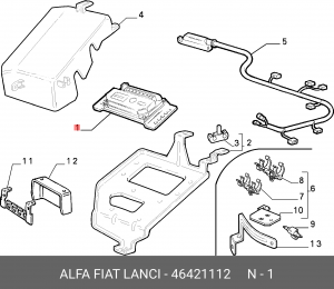 Датчик, частота вращения колеса 46421112 ALFA FIAT LANCIA