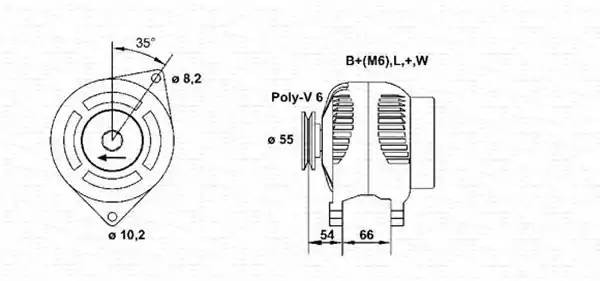 Генератор 943356102010 MAGNETI MARELLI
