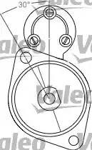 Стартер 458223 VALEO PHC