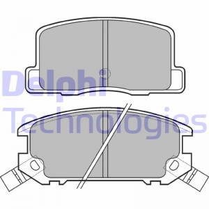 Комплект тормозных колодок, диско LP574 DELPHI