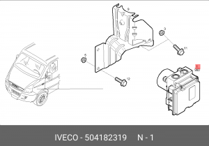 Гидроагрегат, тормозная система 504182319 IVECO