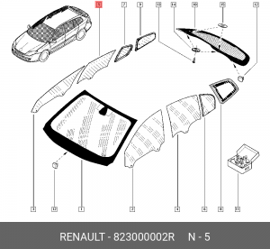 Деталь 823000002R RENAULT
