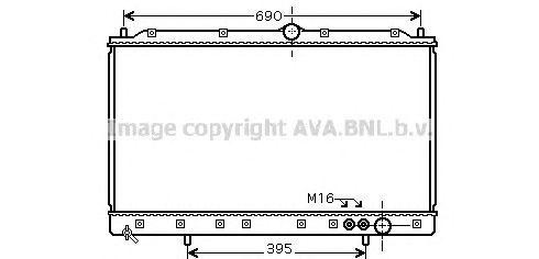 Радиатор охлаждения ДВС MT2084 AVA