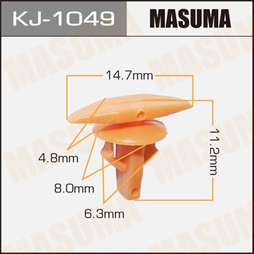 Клипса крепежная KJ1049 MASUMA