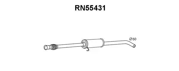 Предглушитель выхлопных газов RN55431 VENEPORTE