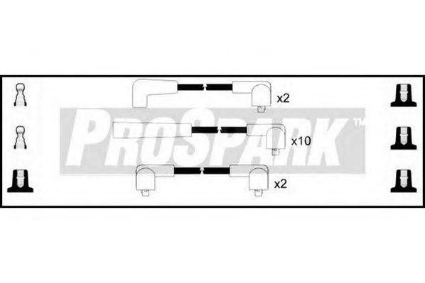 Ккомплект проводов зажигания OES356 STANDARD