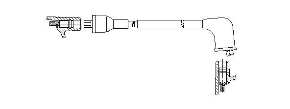 Провод зажигания 615E56 BREMI
