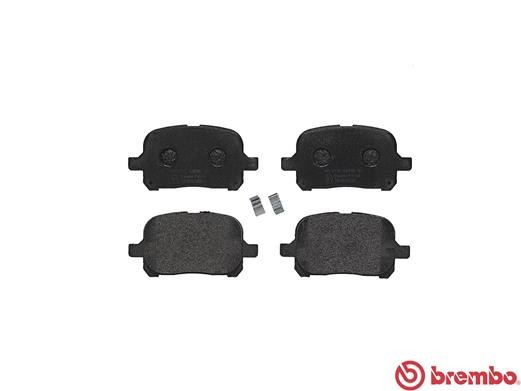 Комплект тормозных колодок, диско P83040 BREMBO