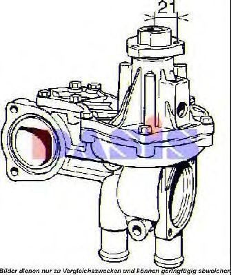Водяной насос 785731N AKS DASIS