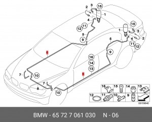Деталь 65 72 7 061 030 BMW