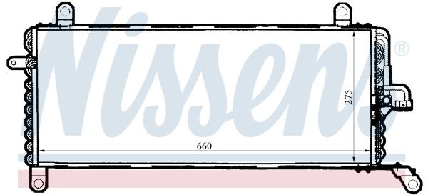 Конденсатор, кондиционер 94316 NISSENS