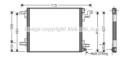 Конденсатор, кондиционер MS5377 AVA