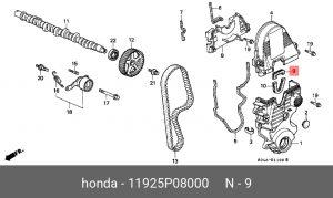 Деталь 11925P08000 HONDA