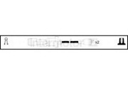Ккомплект проводов зажигания 76057 STANDARD