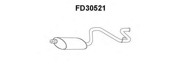 Глушитель выхлопных газов конечный FD30521 VENEPORTE