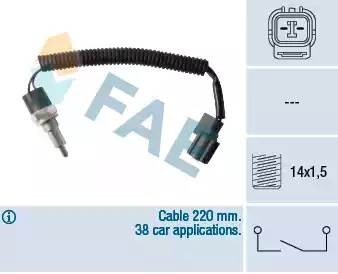 Выключатель, фара заднего хода 40585 FAE