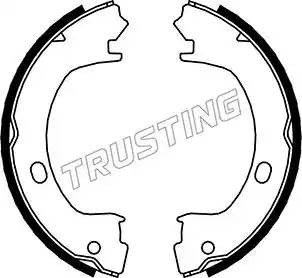 Комплект тормозных колодок, стояночная тормозная система 023.006 TRUSTING
