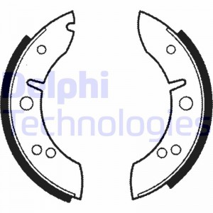 Комплект тормозных колодок LS1001 DELPHI
