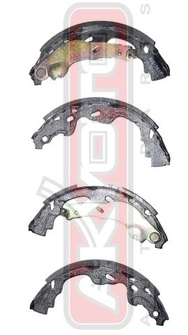 Колодки тормозные барабанные AKS-0615 AKYOTO
