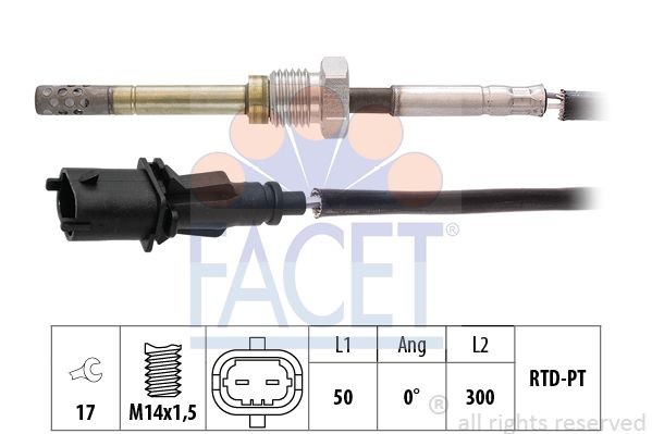 Ккомплект проводов зажигания 48528 FACET