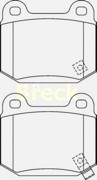 Комплект тормозных колодок, диско 2158000C BRECK