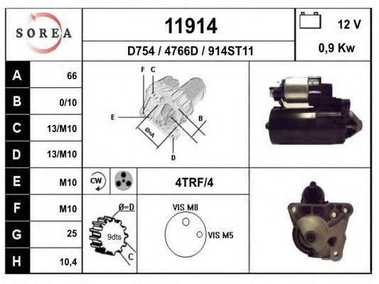 Стартер 11914 EAI